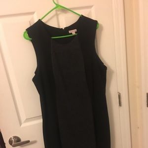 Professional black dress